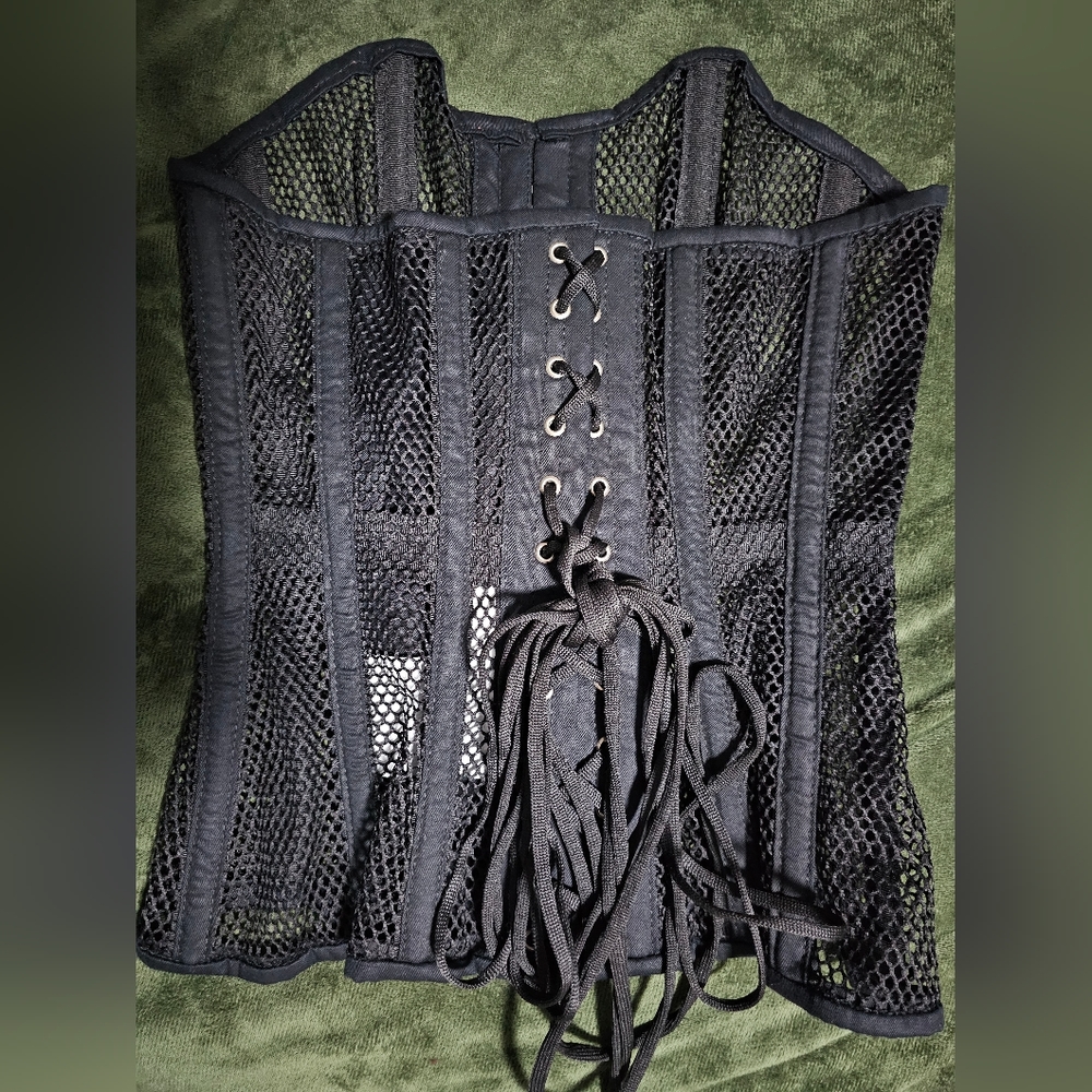 Orchard Corset Mesh Overbust Longline Corset